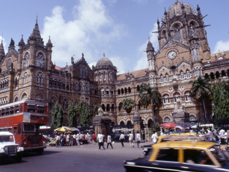 Het treinstation in Mumbai