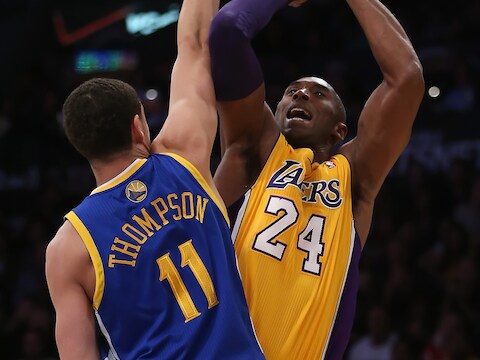 Kobe Bryant was weer op de afspraak.