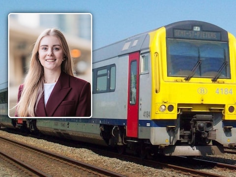De NMBS mag vanaf morgen geen dieseltreinen meer inzetten ‘s ochtends en ‘s avonds op de lijn tussen Lokeren en Gent-Sint-Pieters. / Britt Monten, woordvoerster NMBS