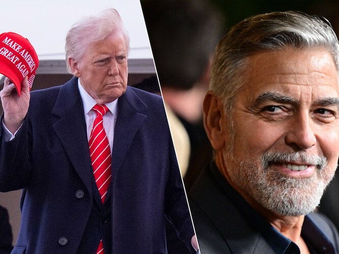 Trump haalt uit naar Clooney na kritiek in tv-programma ‘60 minutes’: "Tweederangs acteur en mislukte politieke expert”