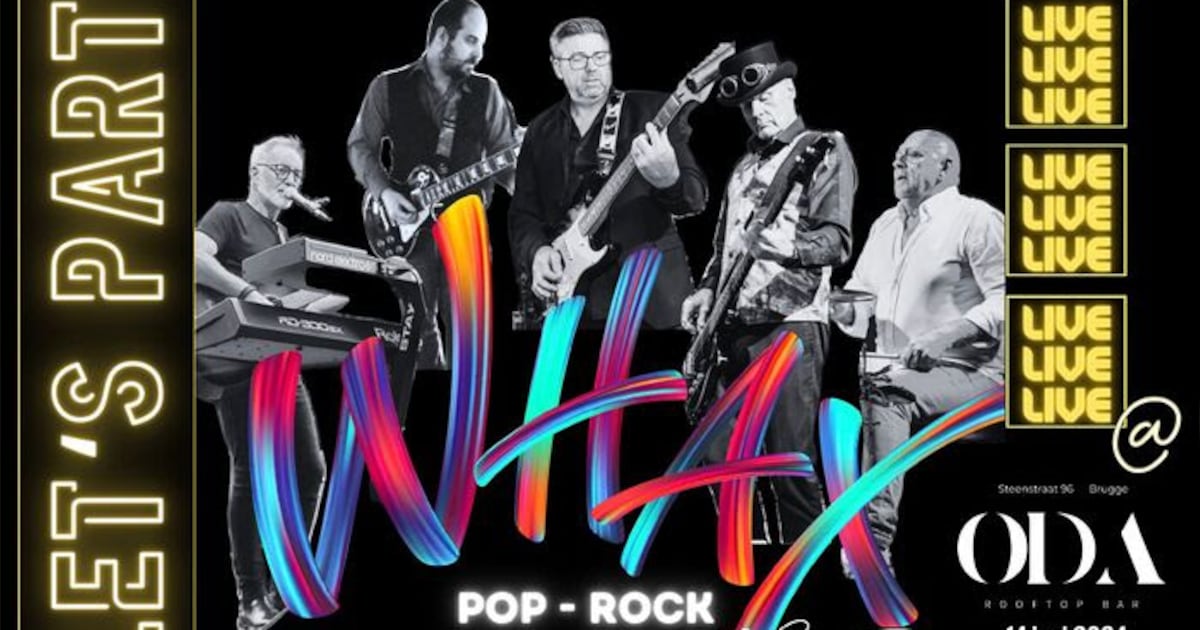 Brugge heeft nieuwe partyband: WHAX geeft kick-off concert in rooftop ...