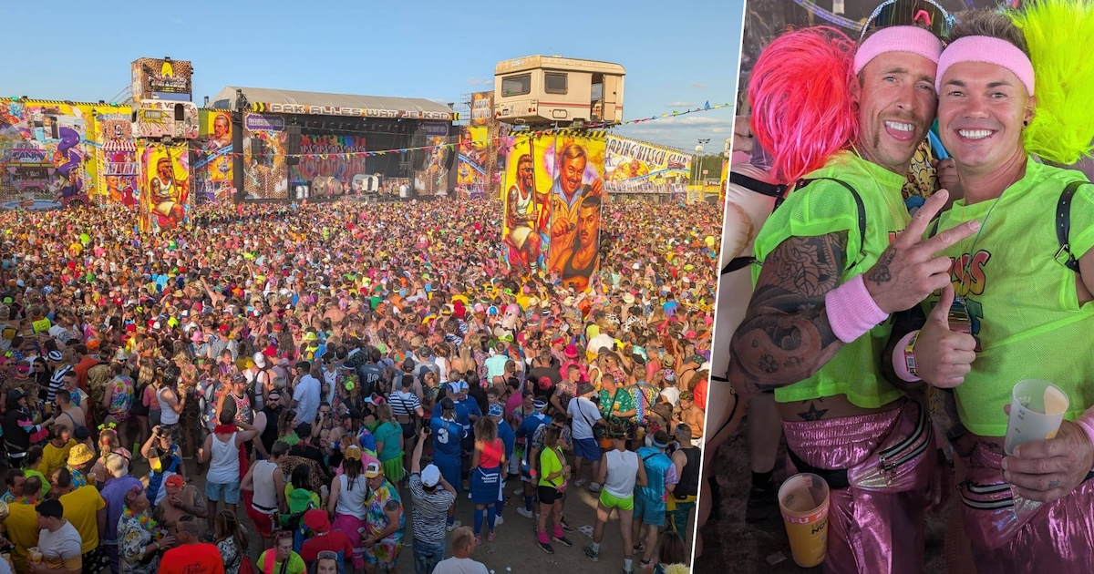 K3 brengt de 30.000 bezoekers op Kamping Kitsch aan het dansen, ook Frank Verstraeten en Sergio zwep