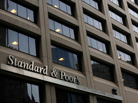 Het kantoor van Standard &amp; Poor's in New York.