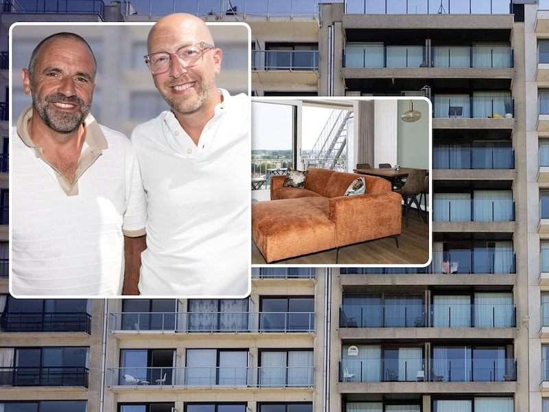 Hun adres staat op de dijk, maar Steven en Tom hebben geen zeezicht: “En toch is deze studio van 30 vierkante meter 165.000 euro waard”