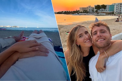 Suzan en Freek genieten van babymoon op Ibiza