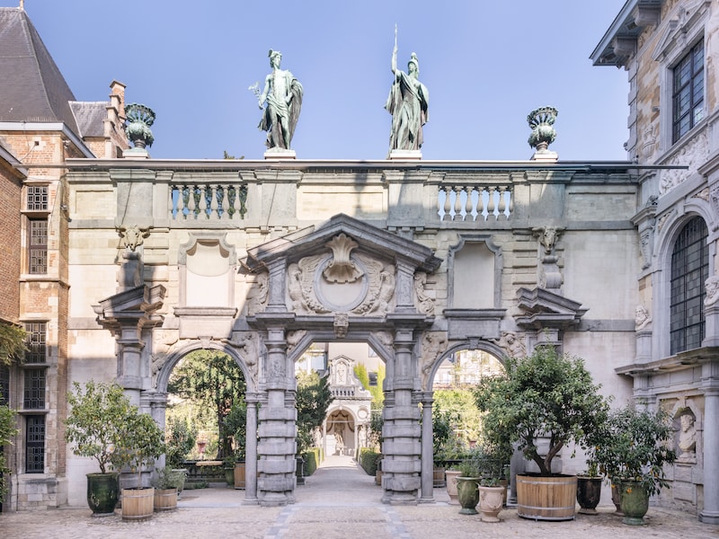 De vernieuwde tuin en binnenplein van het Rubenshuis openden twee jaar geleden al.