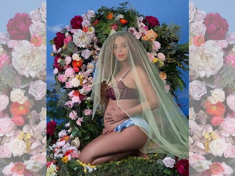 De foto waarmee Beyoncé haar tweede zwangerschap, ditmaal van een tweeling, aankondigde.