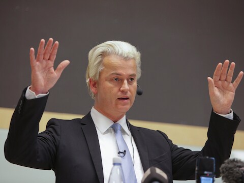 De Nederlandse politieker Geert Wilders (PVV)