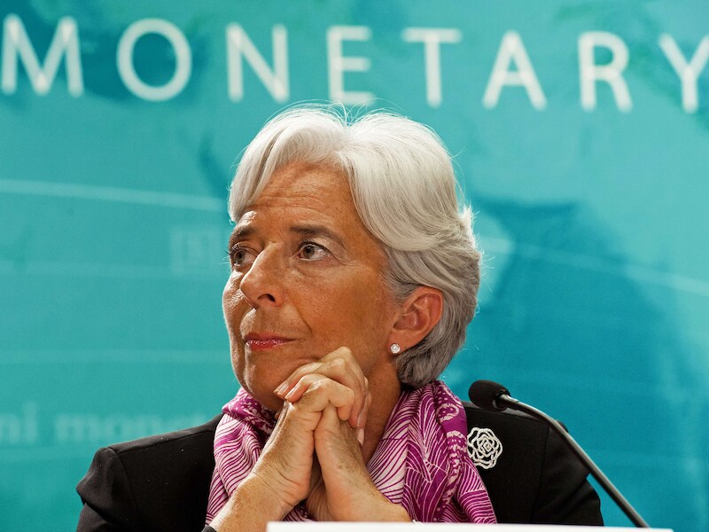 IMF-topvrouw Christine Lagarde.