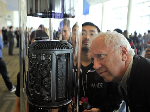 Het nieuwe model Mac Pro (foto) voldoet weer aan de Europese wetgeving.