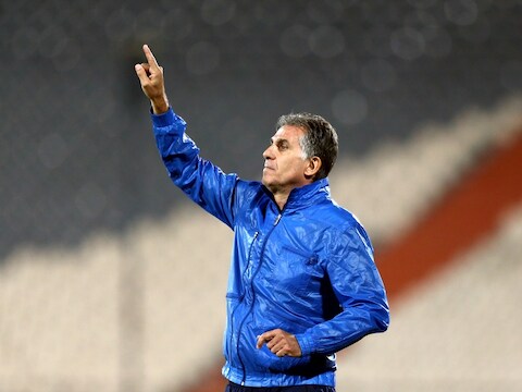 De Iraanse bondscoach Carlos Queiroz.