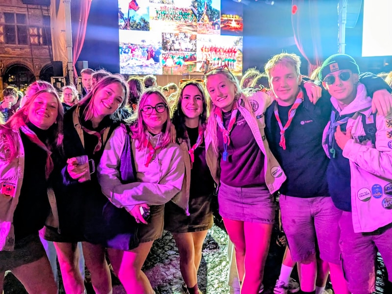 Ontbijt voor de Dag van de Jeugdbeweging in Aalst.