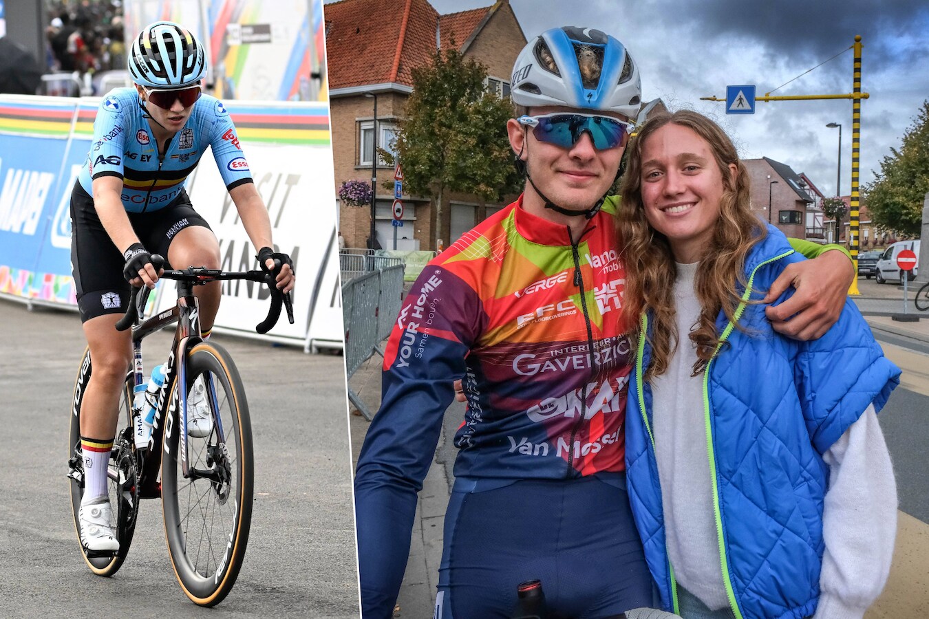 Robbe (18) en Tess (19), verliefd op de fiets én op elkaar: “Toch ...