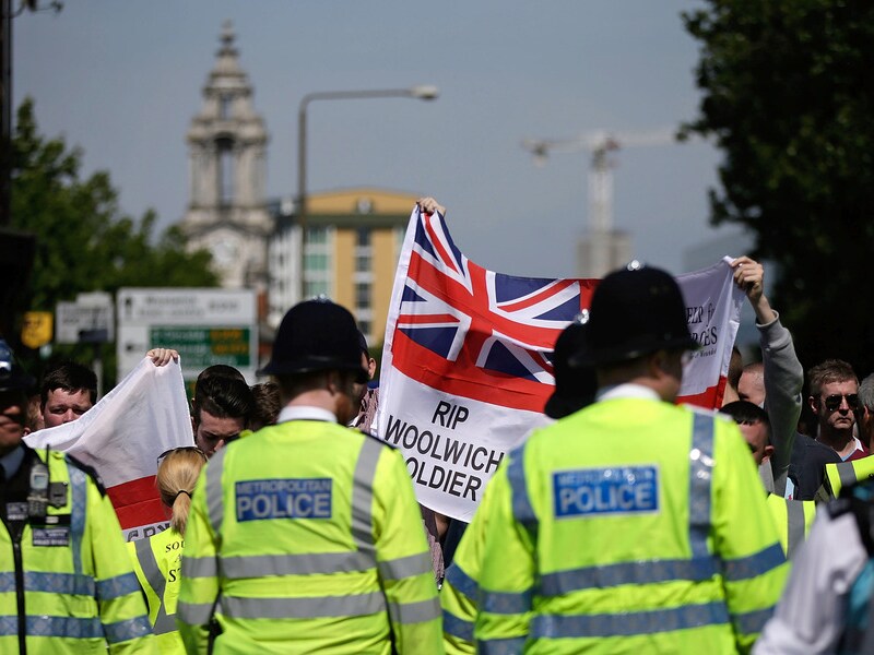 Vandaag werd de militait herdacht die woensdag werd gedood in de wijk Woolwich.