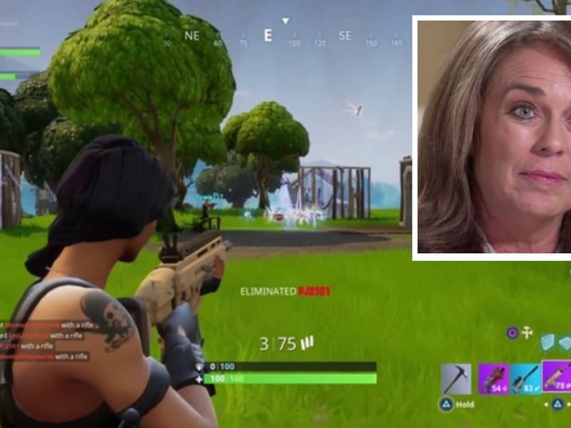 'Fortnite' is een van de populairste games ooit gemaakt.  Inzet: moeder Britta Hodge.
