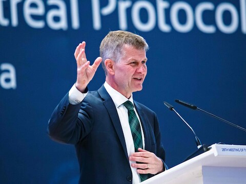 Erik Solheim, de directeur van het Milieuprogramma van de Verenigde Naties, verwacht dat de VS zich aan de afspraken houdt die gemaakt zijn op de klimaattop in Parijs.