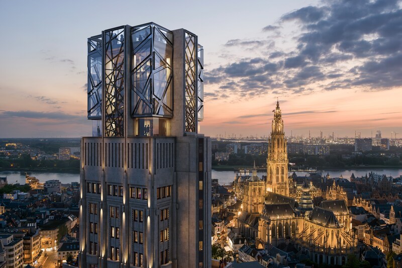 This is how the Boerentoren comes into play, following the planning of Fernand Huts door architect Daniel Libeskind.