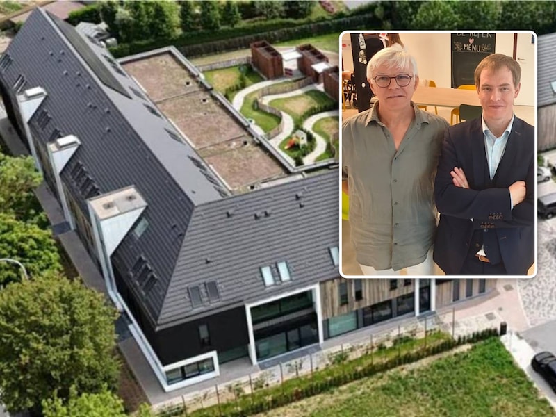 De nieuwe site van De Loods in Poperinge. Inzet: het directieteam Hans Goudeseune en Bruno Schelstraete. 
