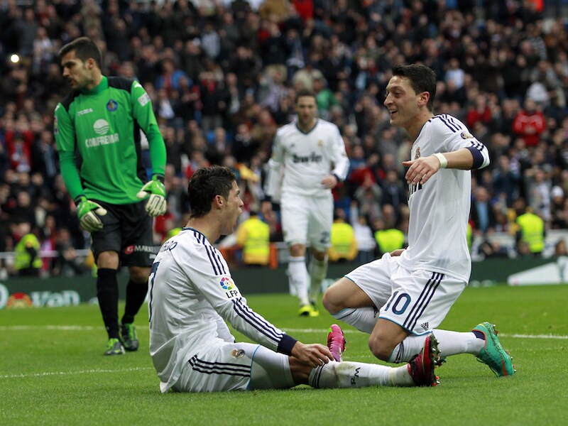 Drie goals, daar gaat zelfs Ronaldo even bij zitten.