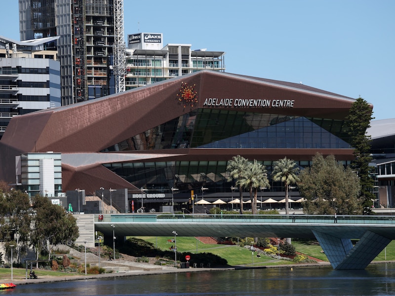 Het conferentiecentrum in Adelaide, waar Australië de volgende wereldwijde klimaatconferentie zou organiseren als het land gekozen wordt.
