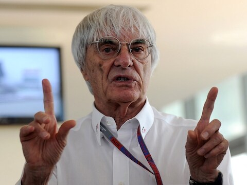 Bernie Ecclestone.