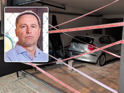 Mohamed S. reed zaterdagavond met zijn auto in op de garage van zijn ex-schoonmoeder. Inzet: parketwoordvoerder Kristof Aerts.