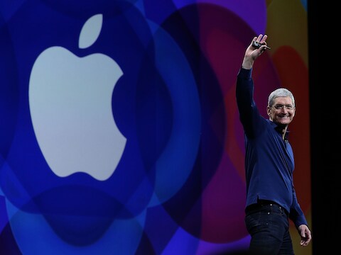 Tim Cook, huidige CEO van Apple.