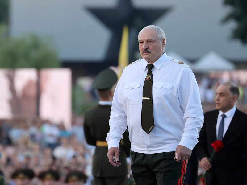 De Wit-Russische president Aleksander Loekasjenko.