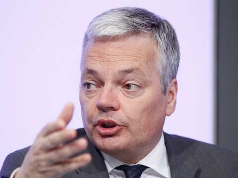 Brits minister van Buitenlandse Zaken Didier Reynders.