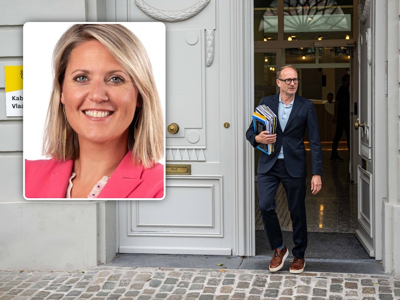 Burgemeester Sofie Vandeweerd (inzet) van Dilsen-Stokkem ziet plots 2,3 miljoen euro verdwijnen voor de komende legislatuur. 