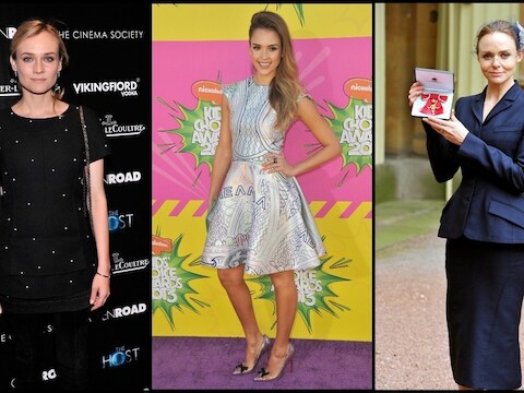 Diane Kruger, Jessica Alba en Stella McCartney.