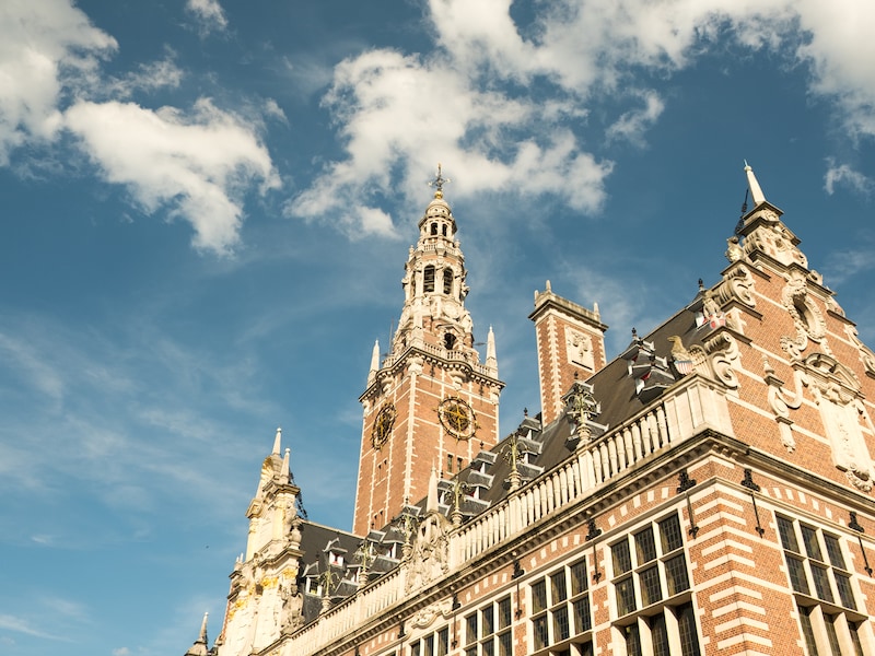 De universiteitsbibliotheek in Leuven.