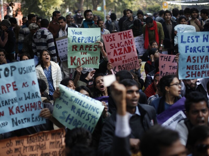 Na een vorige groepsverkrachting kwam het tot grote betogingen in New Delhi.