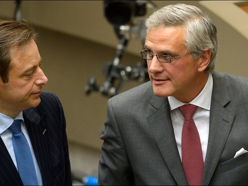 Bart De Wever (L) en Kris Peeters (R).
