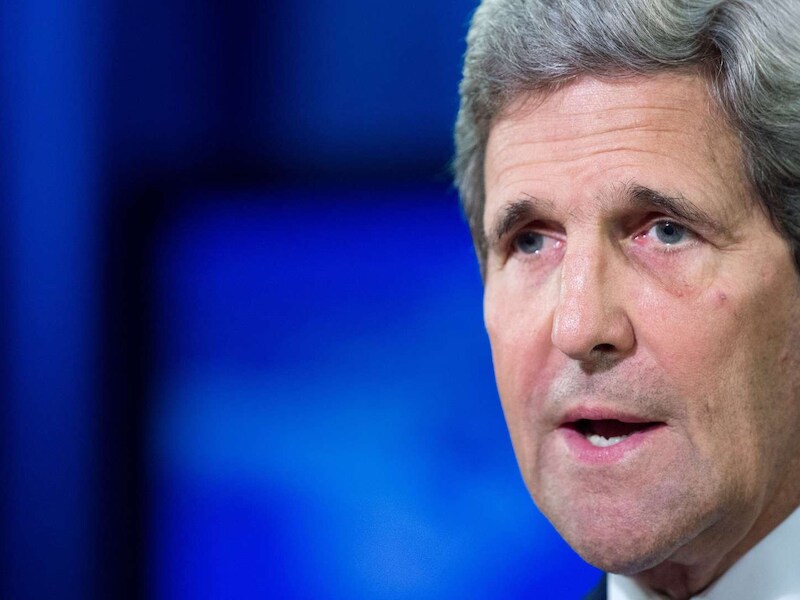 Amerikaans minister van Buitenlandse Zaken John Kerry.