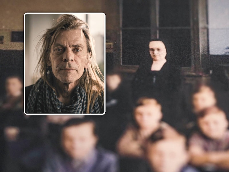 Erik getuigt in ‘De nonnen’ over seksueel misbruik in het kindertehuis van Zelem. Op de foto: oude beelden van het klooster.