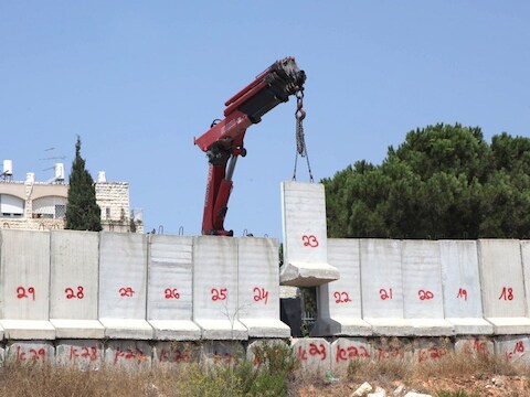 De Israëlische nederzetting Gilo nabij Oost-Jeruzalem.