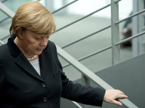 De Duitse bondskanselier Angela Merkel.