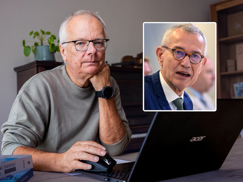 Volgens professor Patrick Mullie (grote foto) liet federaal minister van Volksgezondheid Frank Vandenbroucke (Vooruit) zich voor zijn alcoholbeleid adviseren door ‘fanatiekelingen’.