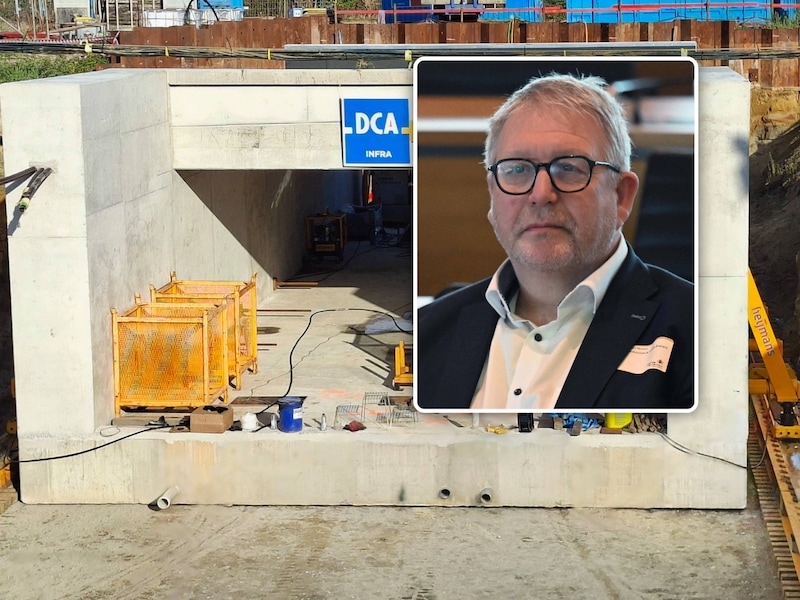 Van krappe doorgang naar zeven meter brede tunnel: Wilsele kijkt toe hoe fietstunnel onder spoorlijn wordt geschoven