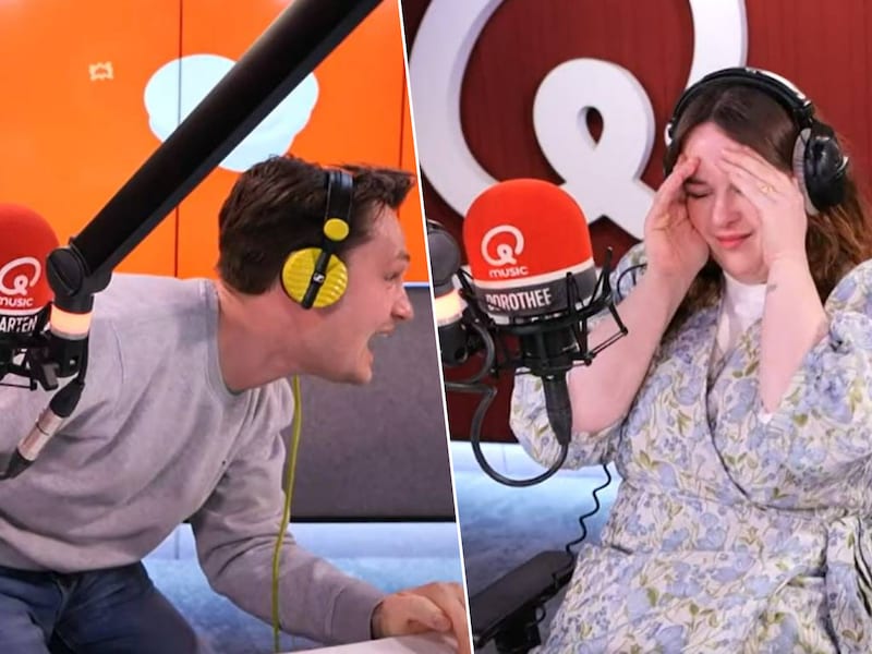 Maarten Vancoillie 'Het Verboden Woord' op Qmusic / Dorothee Dauwe 'Het Verboden Woord' op Qmusic