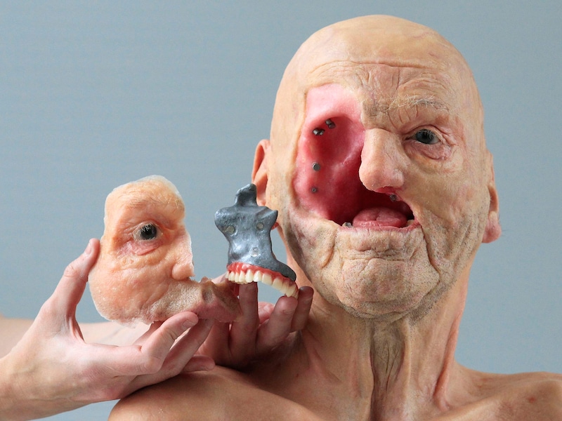 Een 3D-model in het Belgische bedrijf Materialise, waar de grootste 3D-printer van Europa staat.