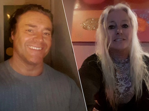 Franky Verduyn (links), broer van Dorine (rechts), die anderhalve week geleden dood werd aangetroffen in haar woning in Oostende, blijft met veel vragen achter. 