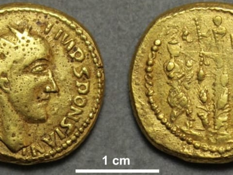 Munt van Sponsianus.