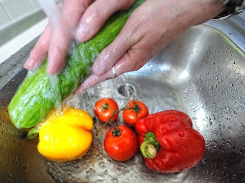 Duitse bladsla, tomaten en komkommers zouden geen bron van besmetting zijn.
