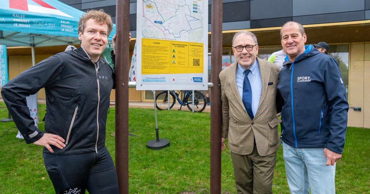 Nieuwe Looproutes Geopend In Zwembadpark Aalst Lopen Zit Hier In De 