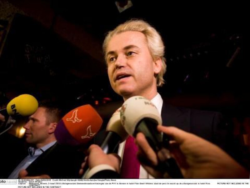 Schinkelshoek kan niet leven met een coalitie die kan rekenen op de steun van Wilders (foto).