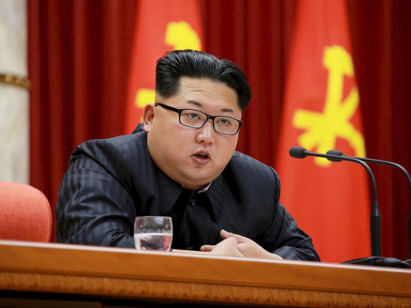 De Noord-Koreaanse leider Kim Jong-un.