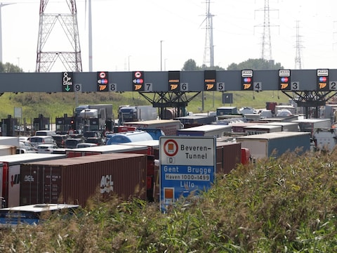 Verkeer rond Antwerpen verstoord: ongeval in Liefkenshoektunnel en lange files op Ring en E313 tot 40 minuten