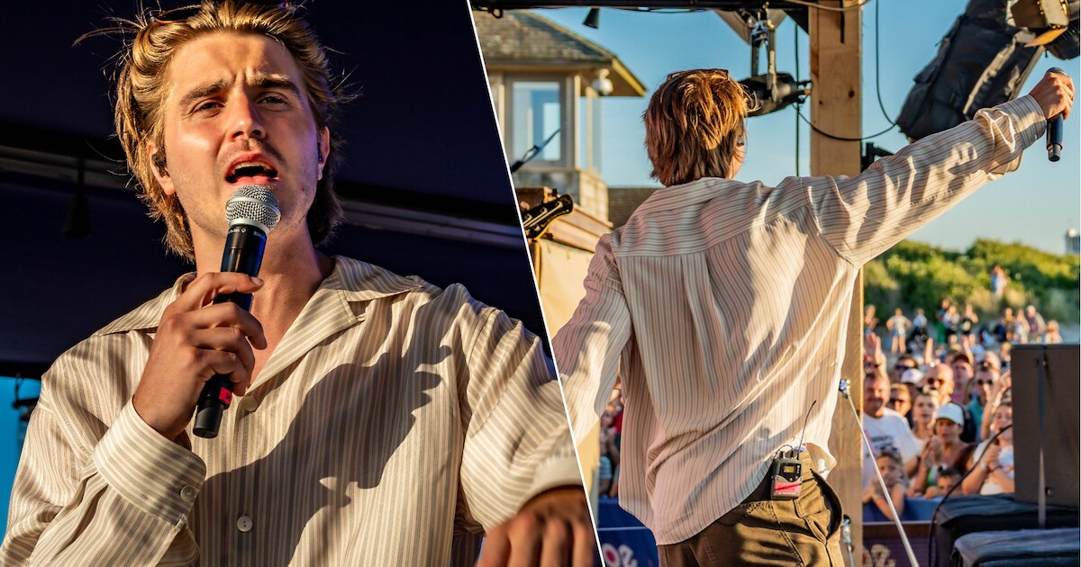 KIJK. Maksim opende als eerste artiest JOE Parad’ice Beach: “Fijn om hier te zijn”
